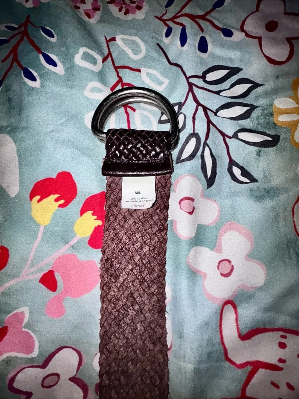 WOW - Vintage Y2K J. Crew Braided Leather Fringe Belt - Dark Brown